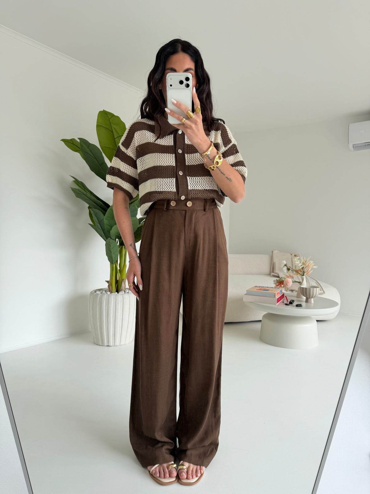 POLO STRIPES CHOCO
