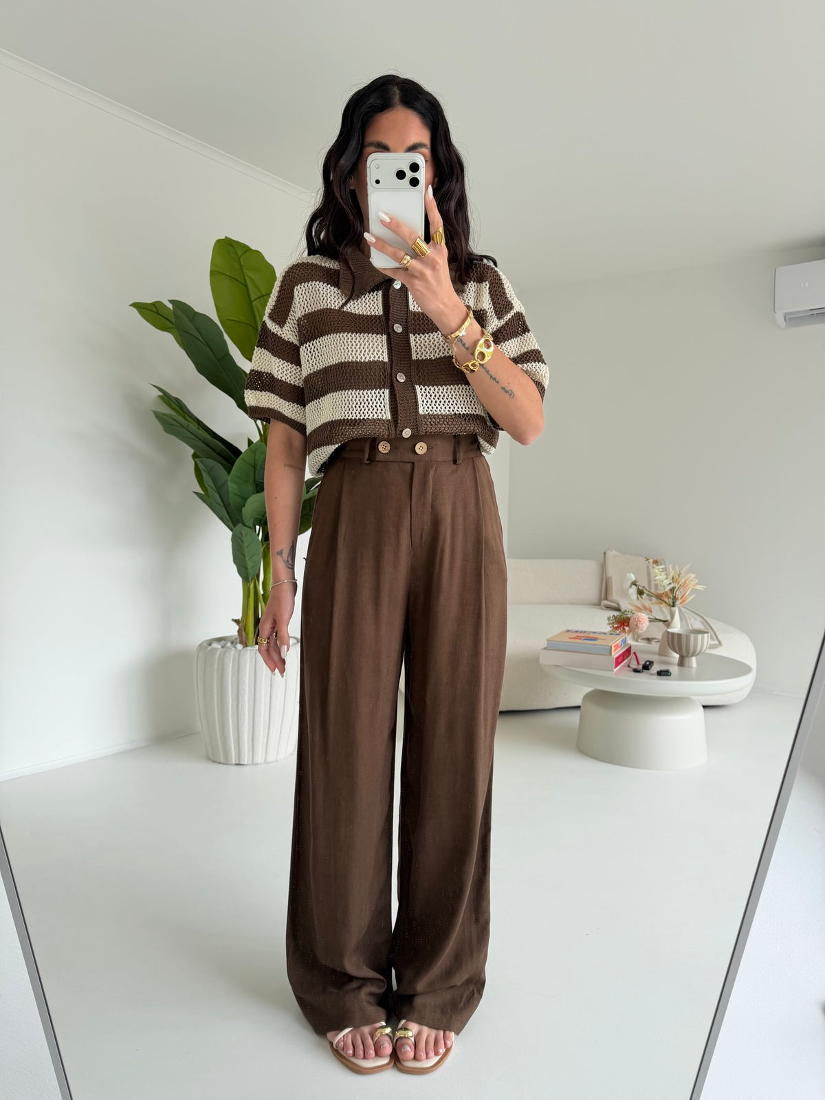 POLO STRIPES CHOCO