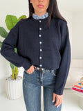 HW69813-CARDIGAN SOPHIA NAVY