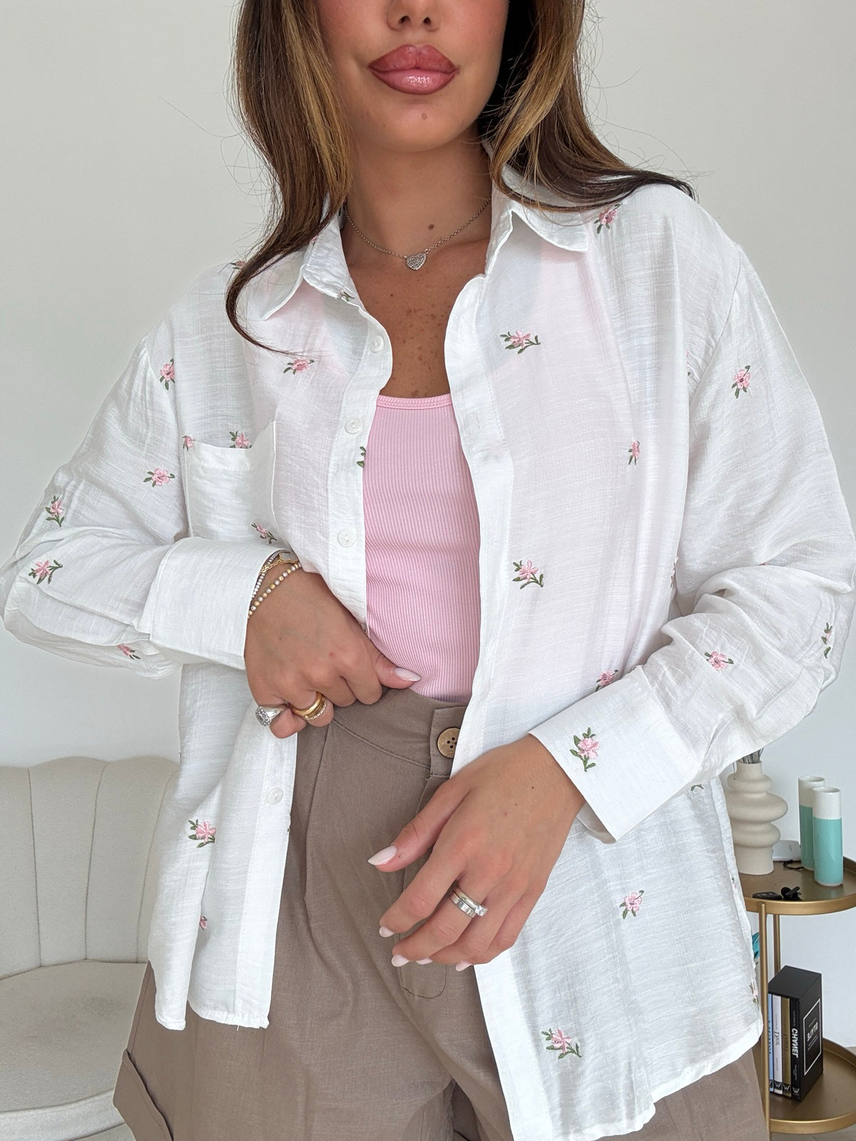 17139-CAMICIA FIORELLINI