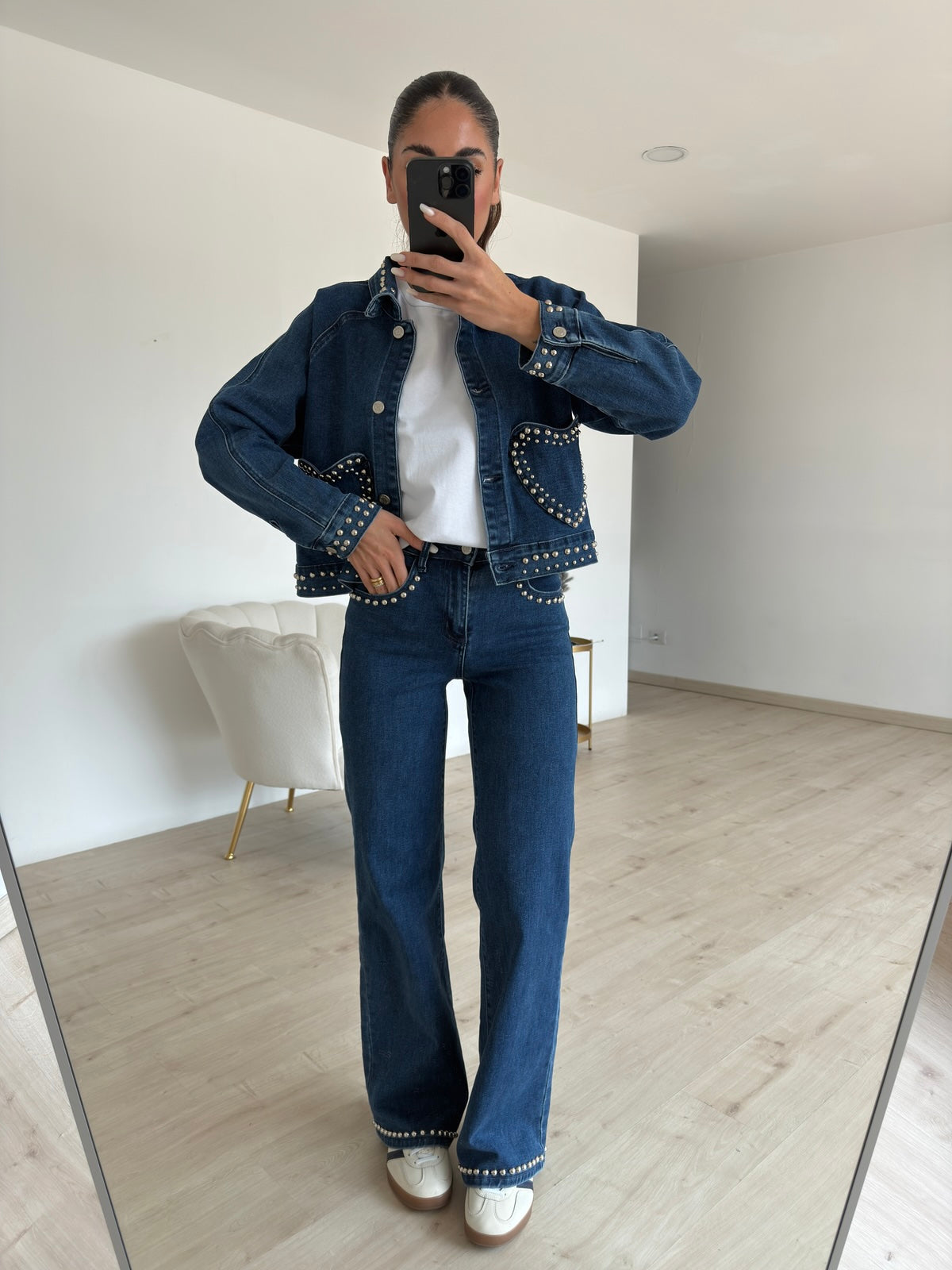 SK127-2B-COORDINATO LOVE DENIM