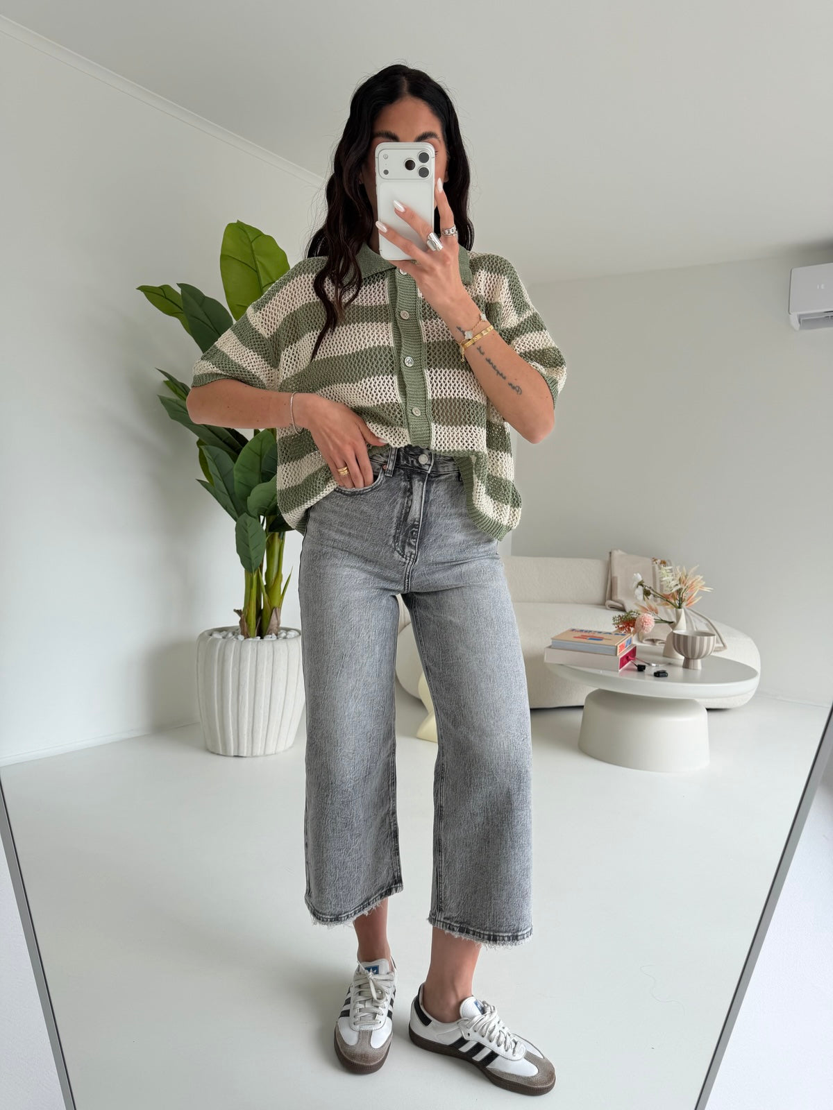 POLO STRIPES MILITARE