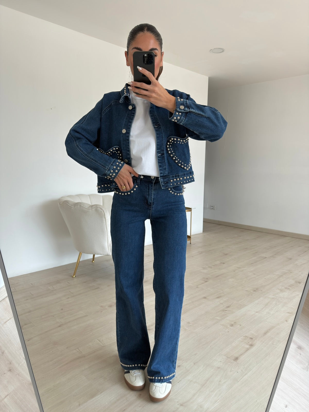 SK127-2B-COORDINATO LOVE DENIM