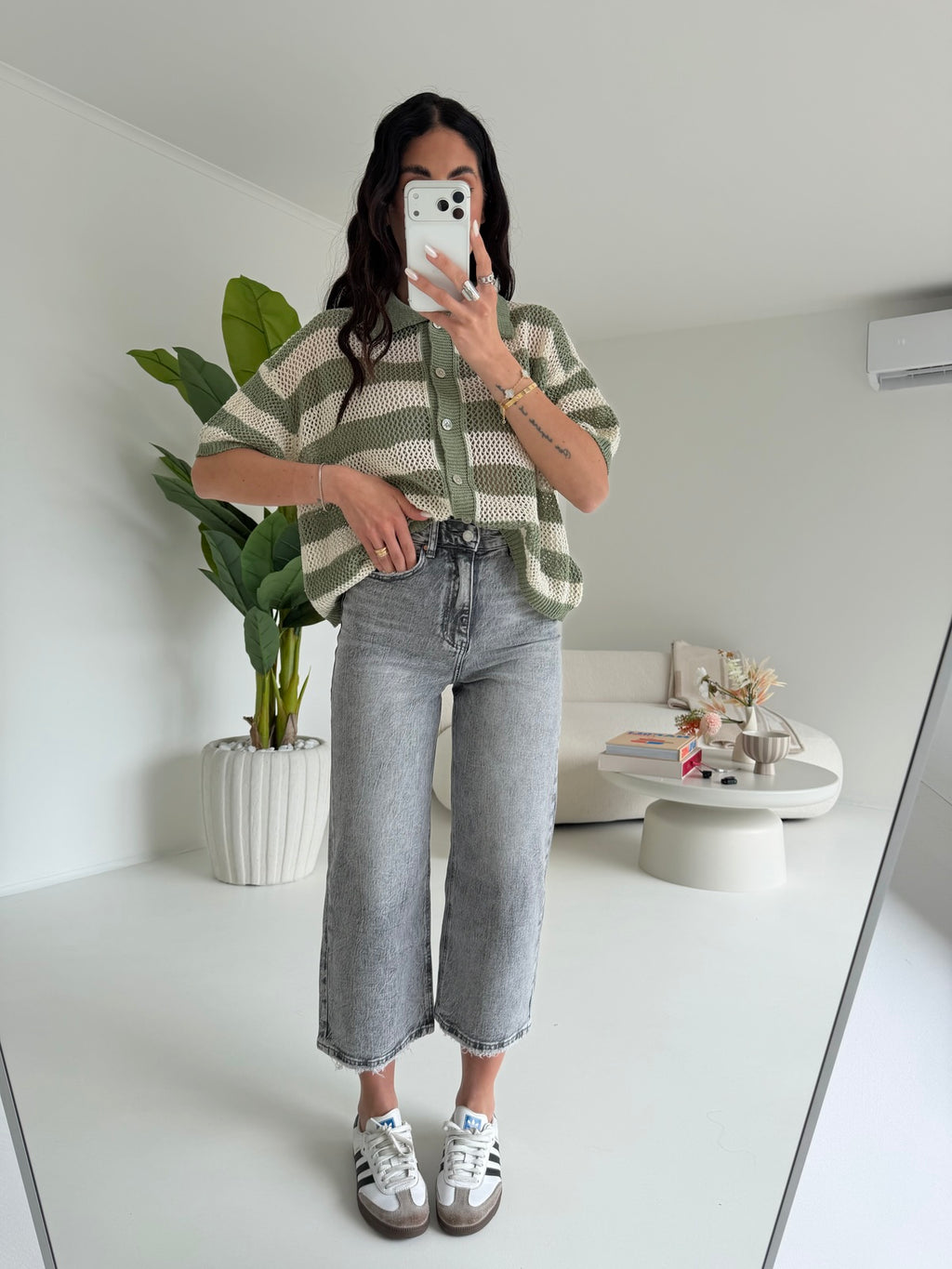 POLO STRIPES MILITARE