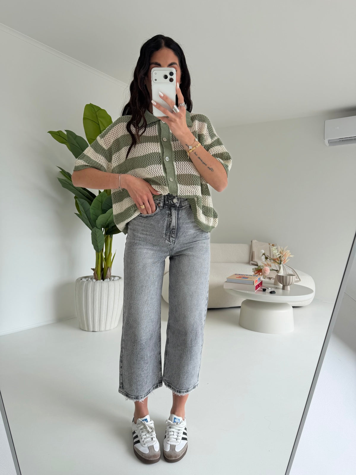 POLO STRIPES MILITARE