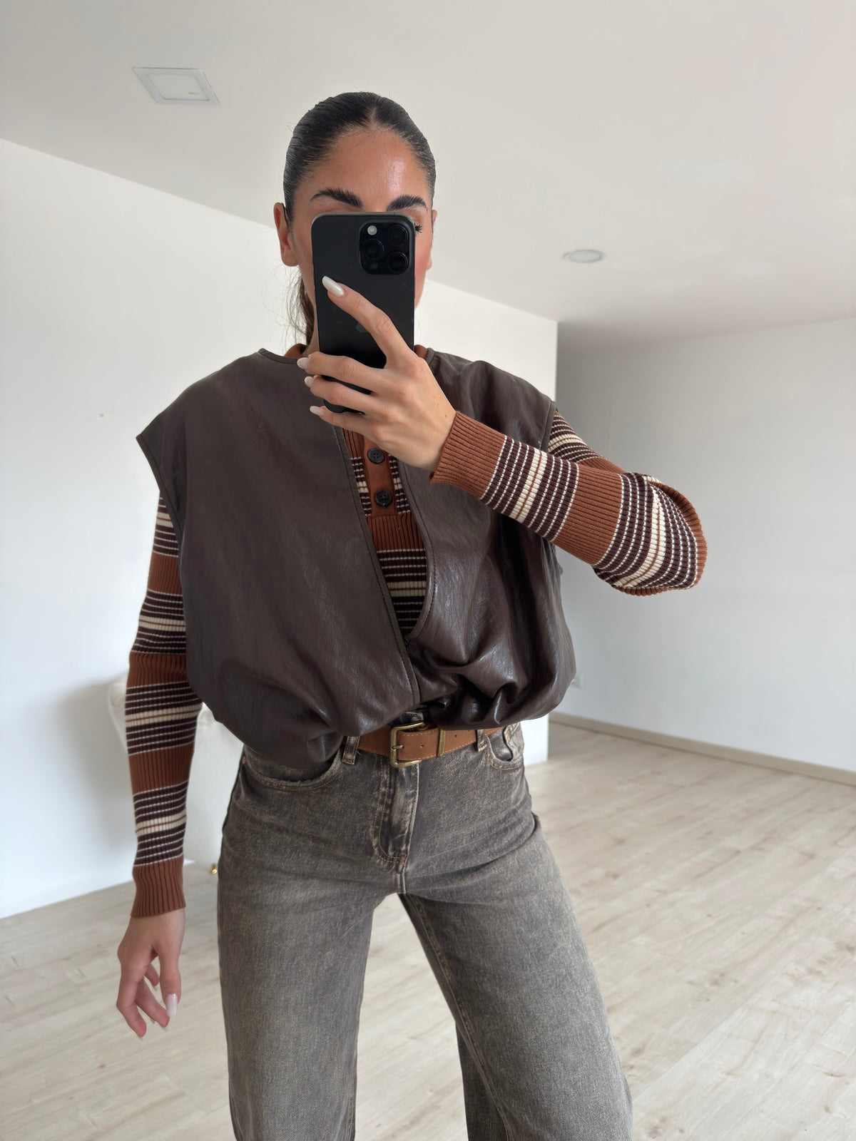 6869-POLO MINA CHOCO