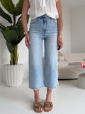 H3375-1-JEANS PALAZZO CROP DENIM CHIARO