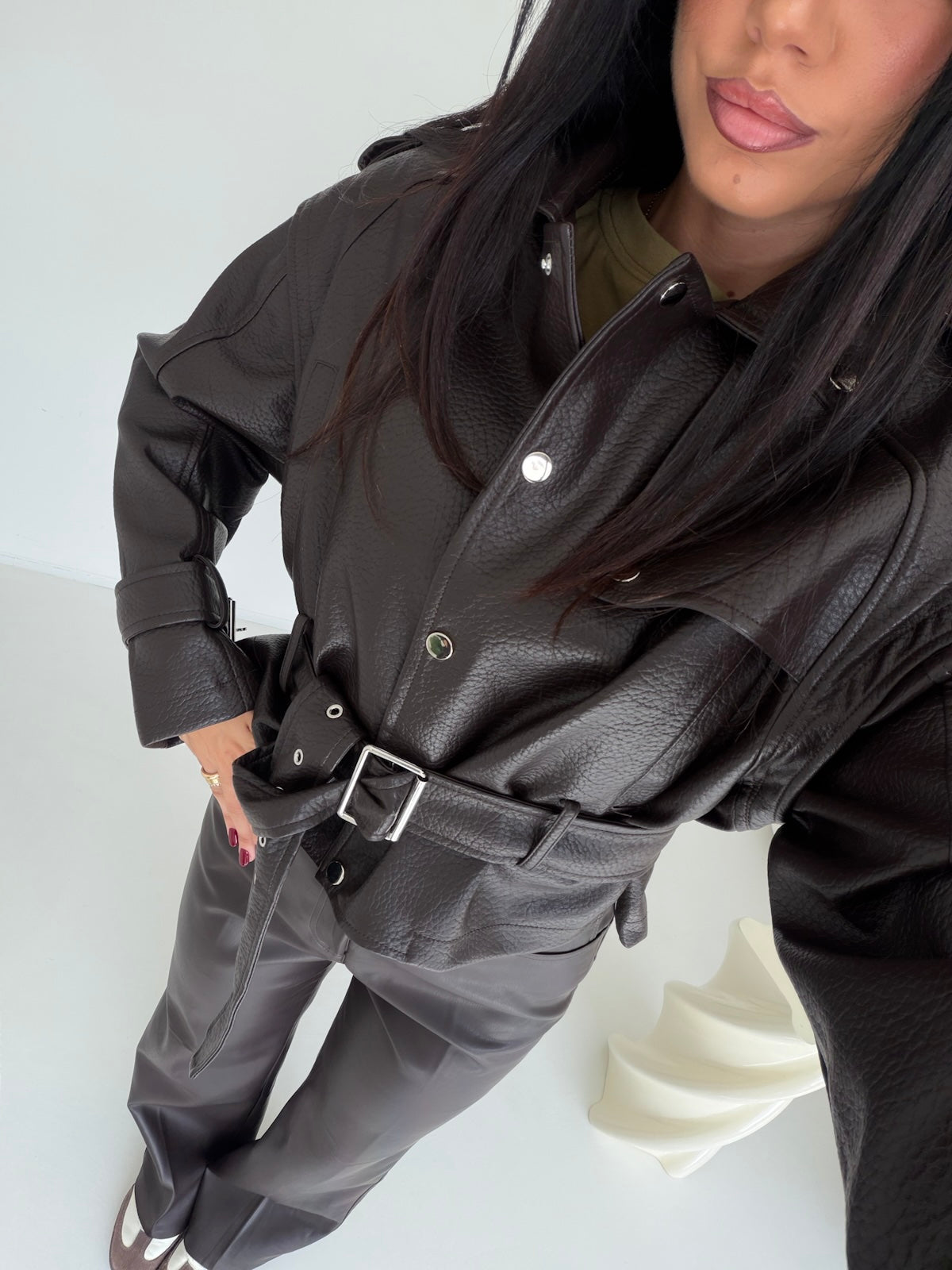 DD109-B-BIKER FABRY CHOCO