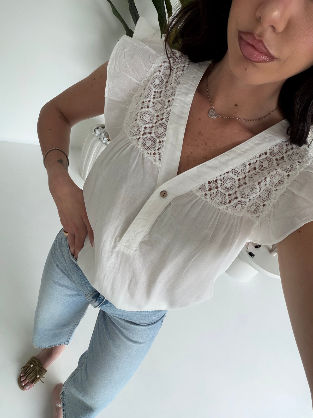 H3375-1-JEANS PALAZZO CROP DENIM CHIARO