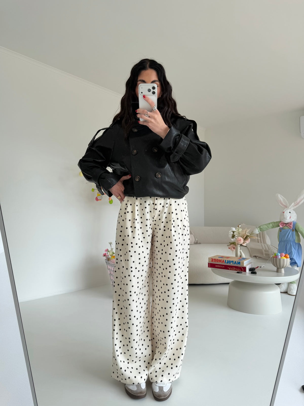 127-TRENCH SORAYA NERO