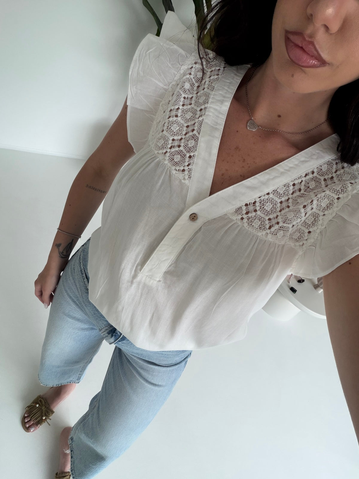 H3375-1-JEANS PALAZZO CROP DENIM CHIARO