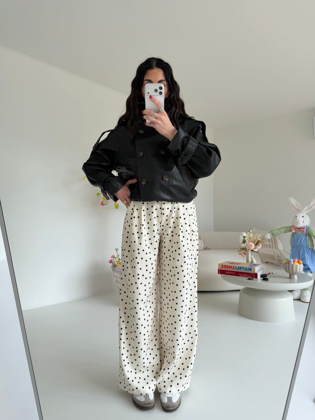 127-TRENCH SORAYA NERO