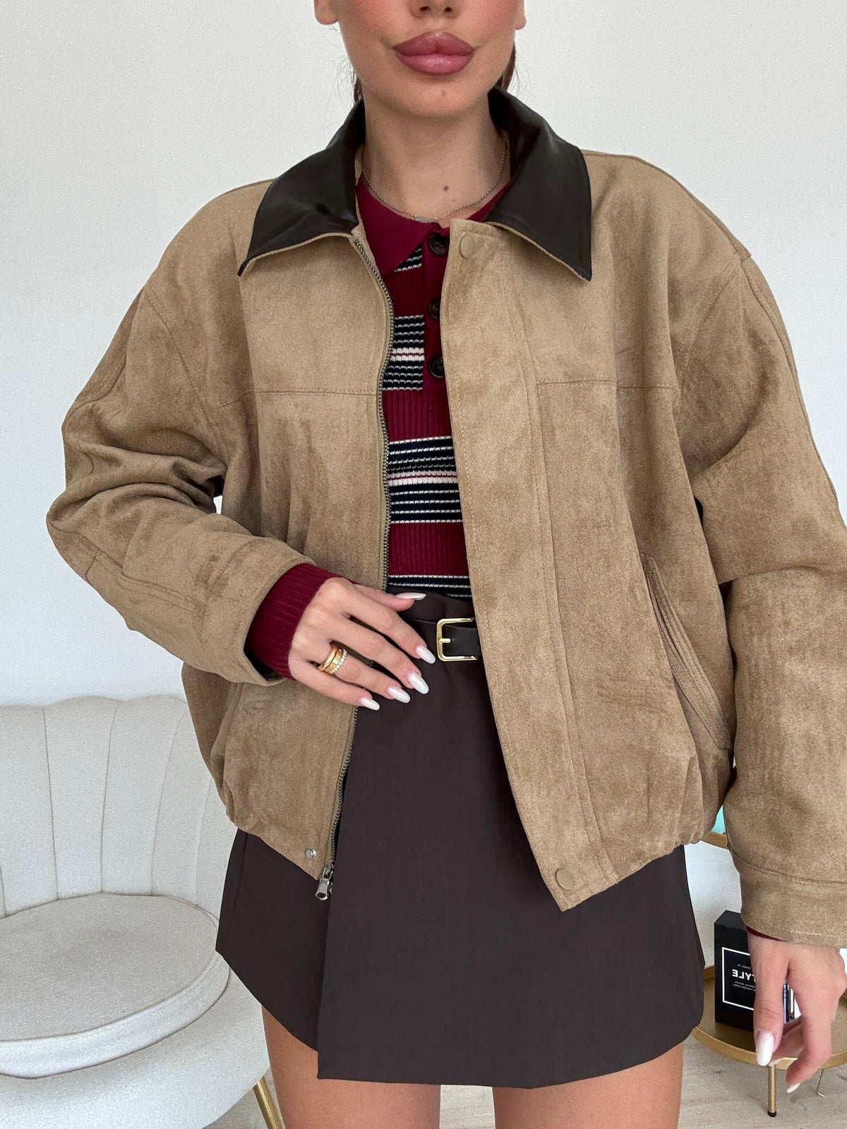 65735-BOMBER MONIQUE BISCOTTO