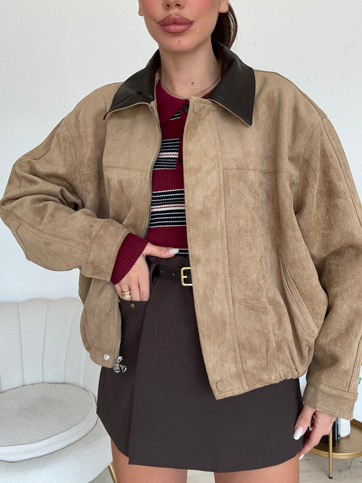 65735-BOMBER MONIQUE BISCOTTO