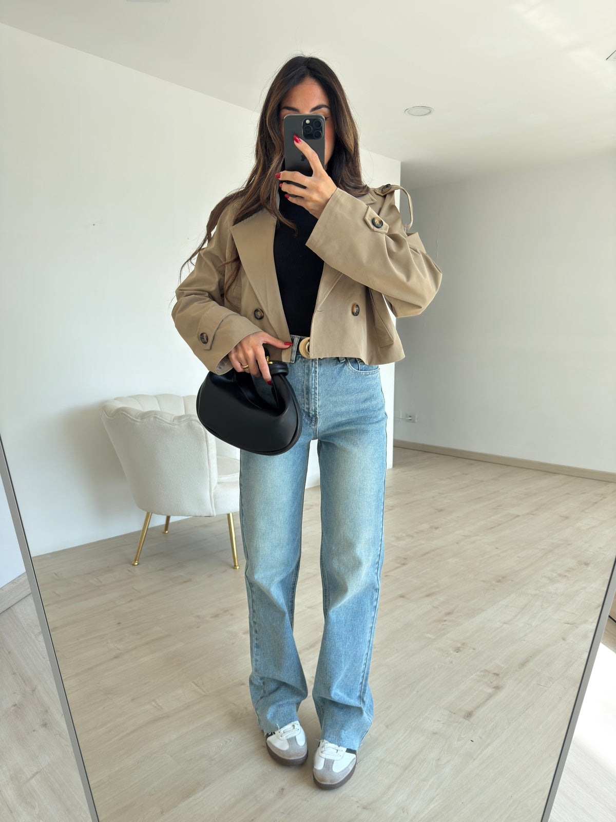 MINI TRENCH TAUPE