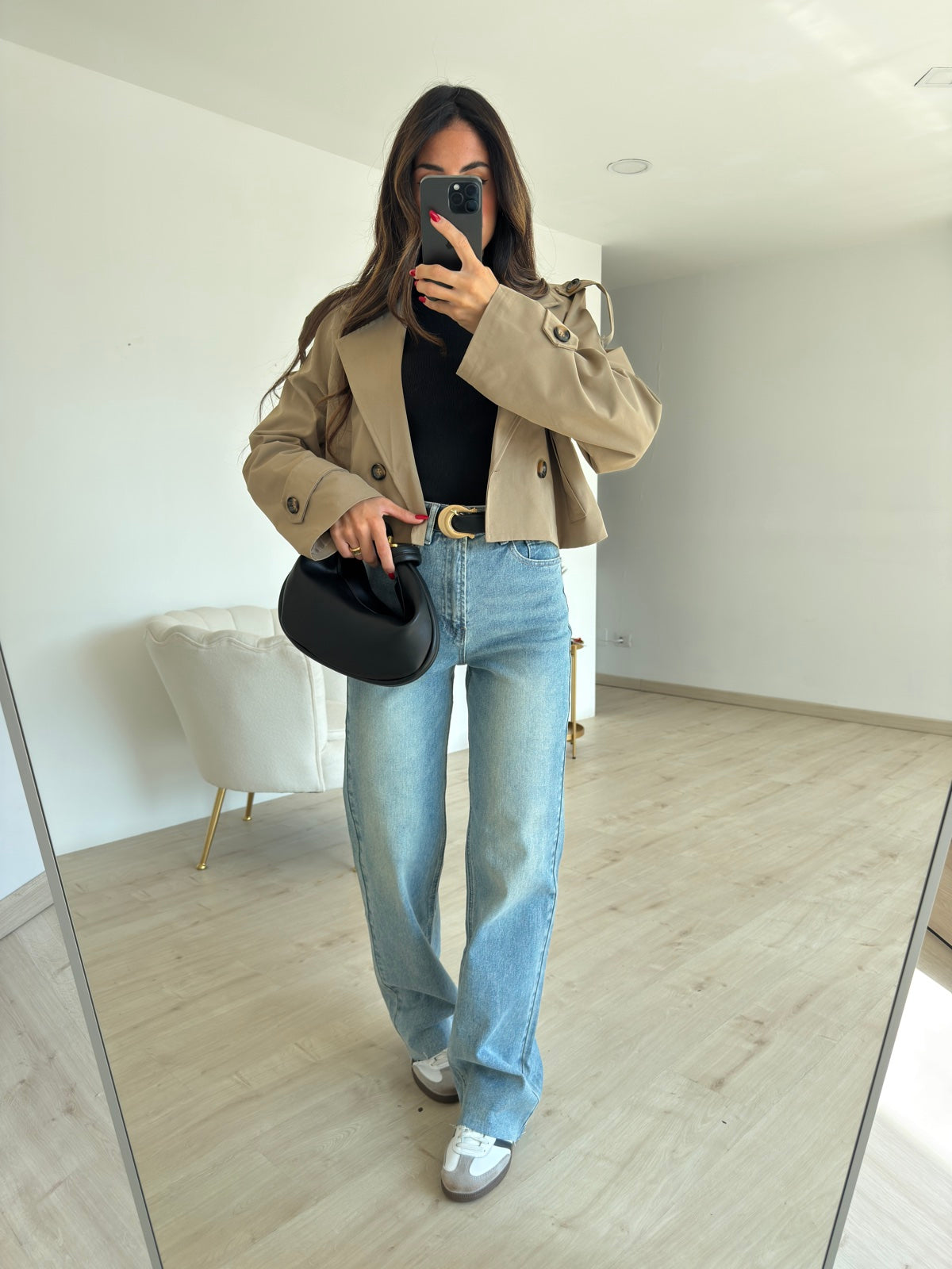 MINI TRENCH TAUPE