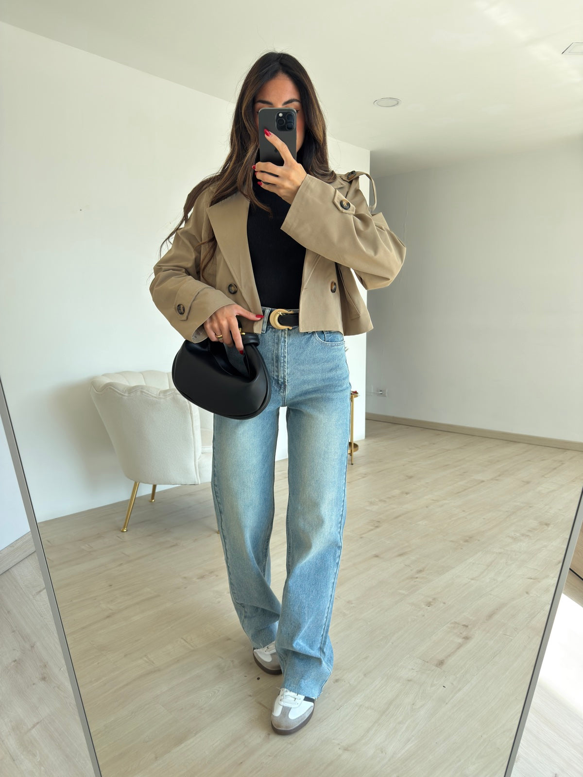 MINI TRENCH TAUPE
