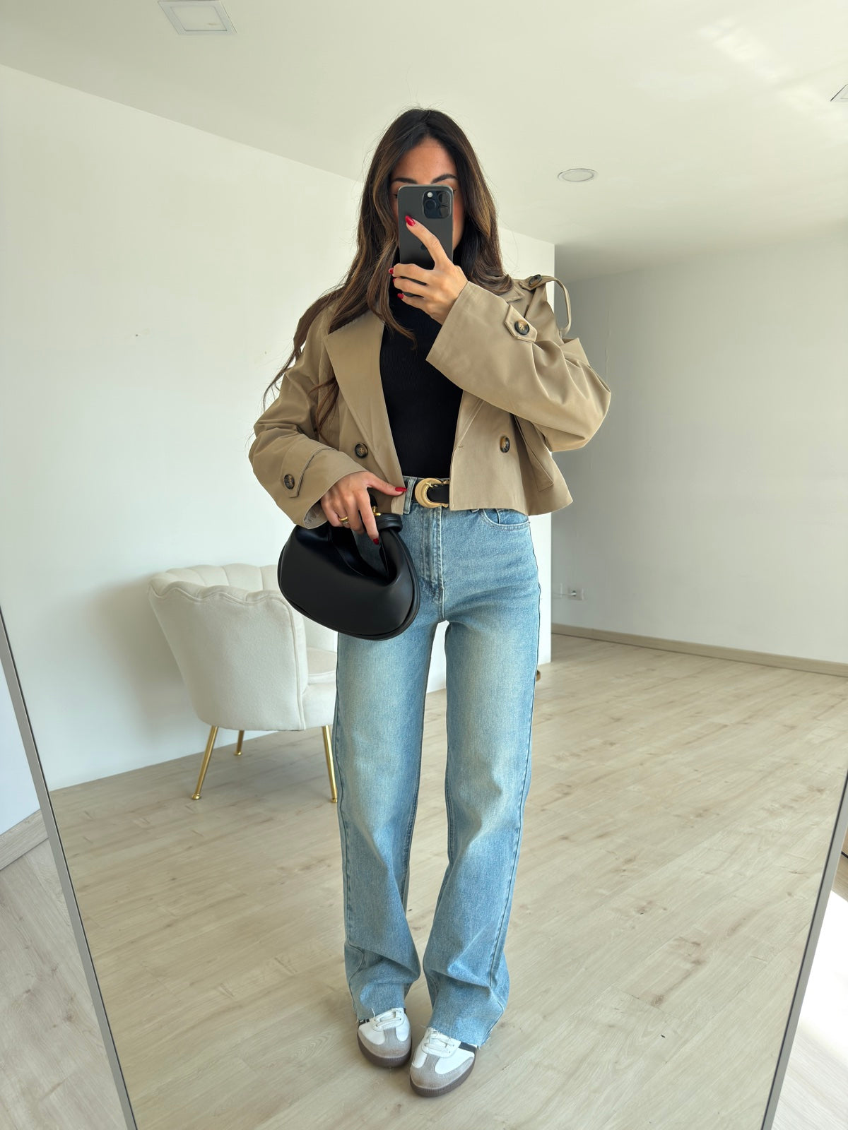 MINI TRENCH TAUPE