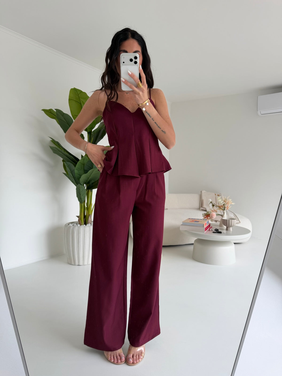 COORDINATO TATIANA BORDEAUX