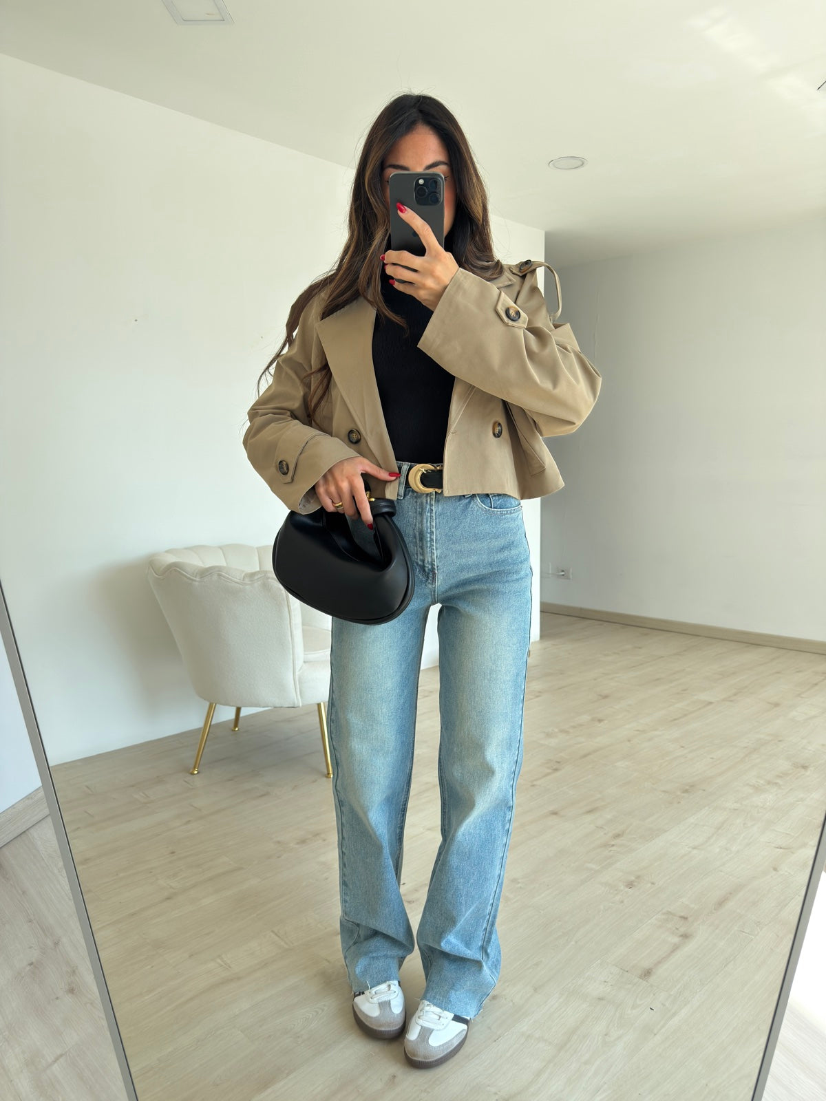 MINI TRENCH TAUPE