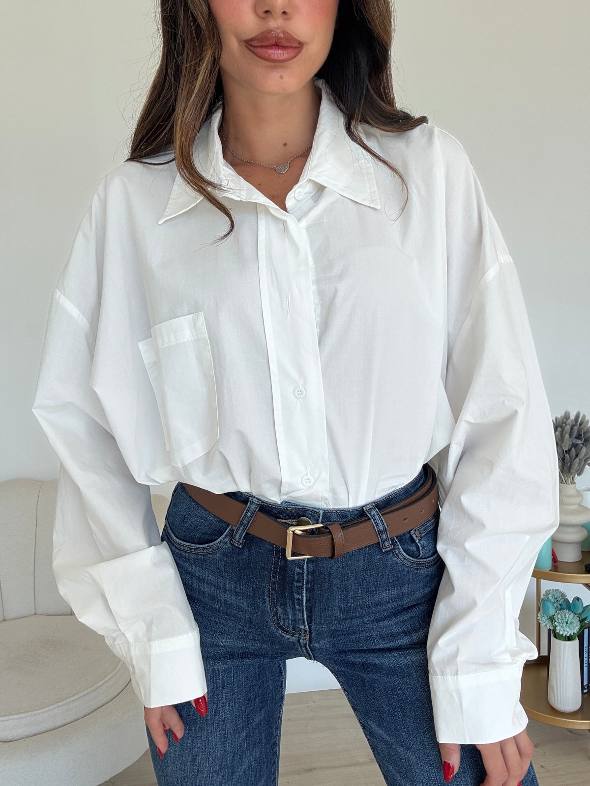 5430-CAMICIA OVERSIZE MILK