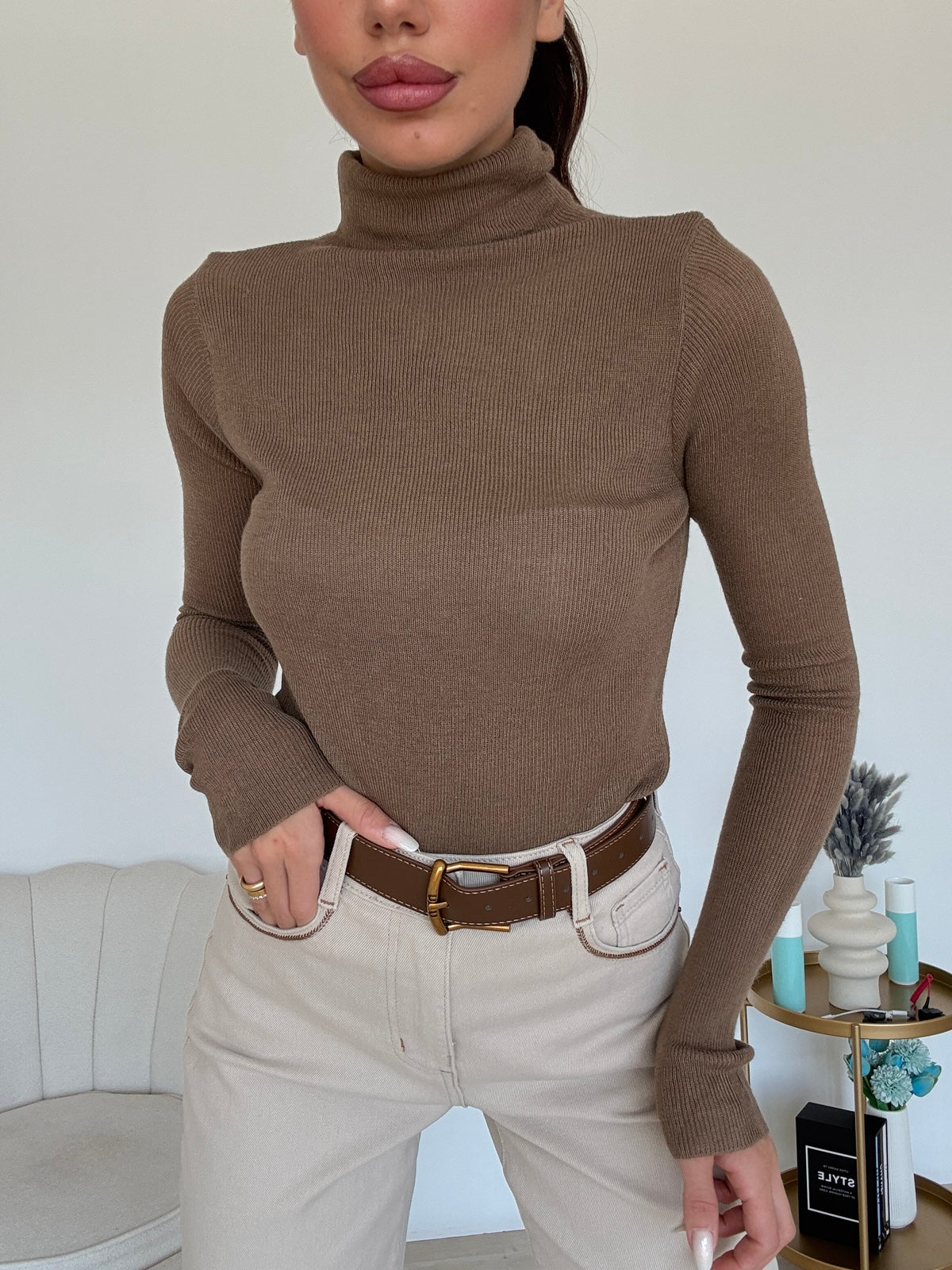 8530-MAGLIA HAILEY BISCOTTO