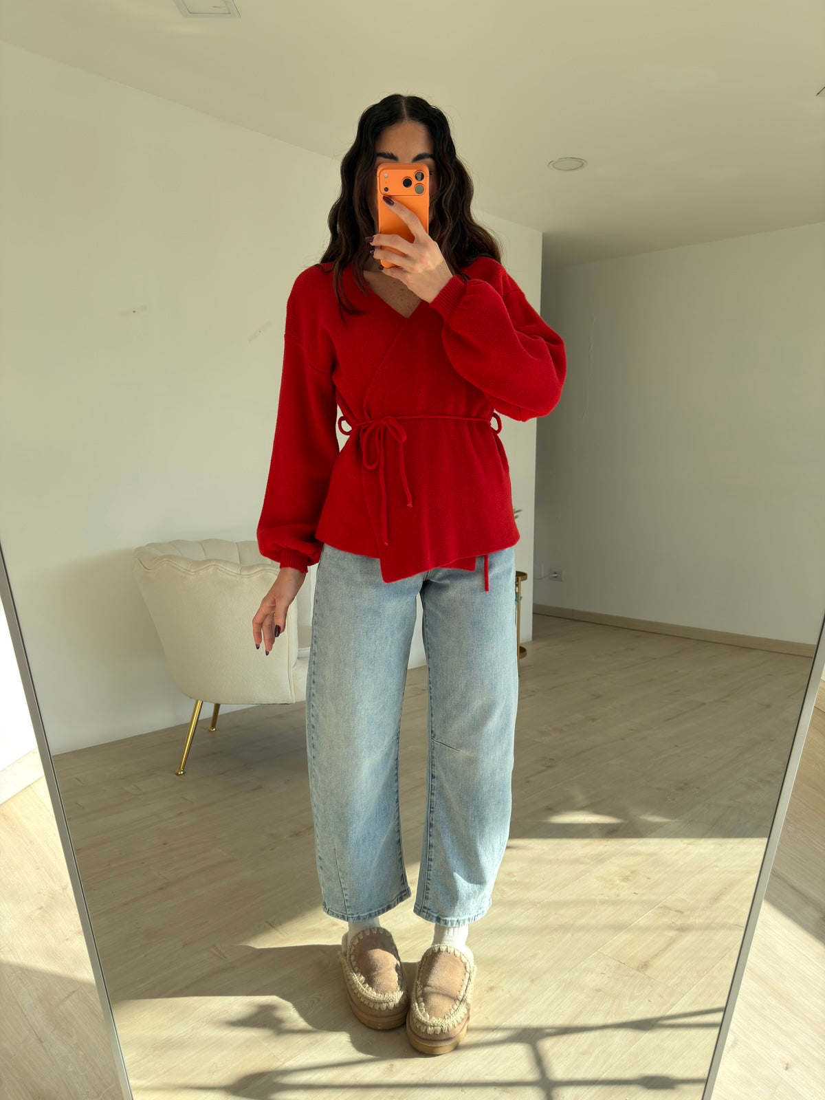 SJ-1718-JEANS BARREL DENIM CHIARO