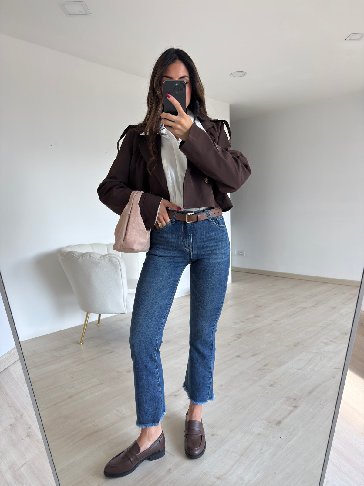 MINI TRENCH CHOCO