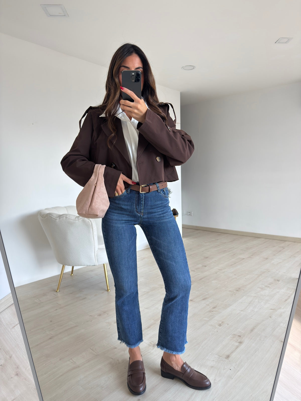 MINI TRENCH CHOCO
