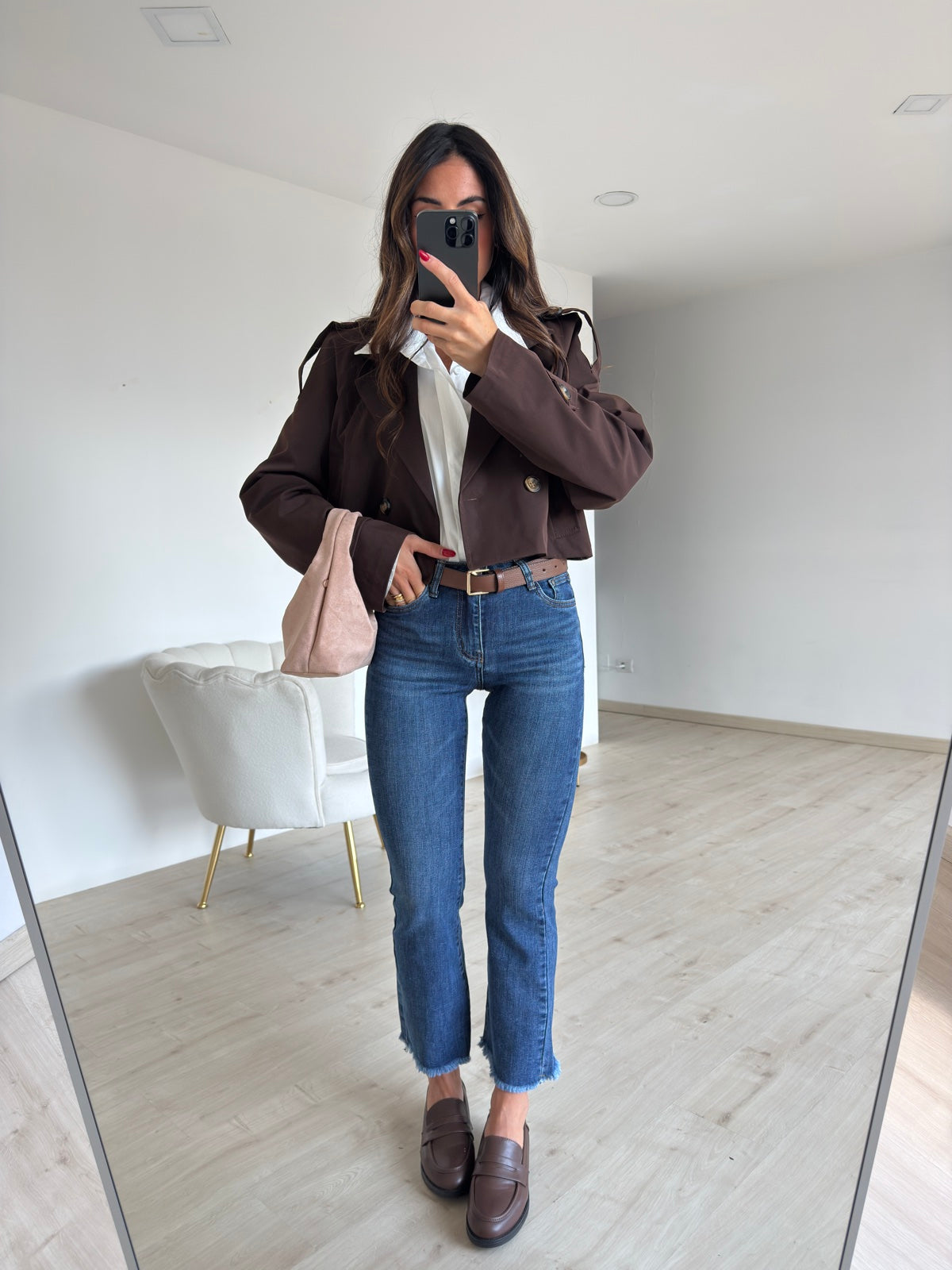 MINI TRENCH CHOCO