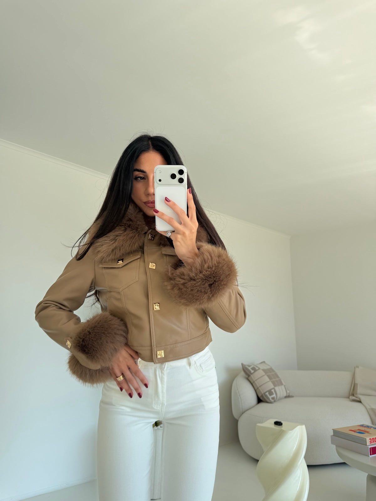 FL202239-BIKER CLEO TAUPE