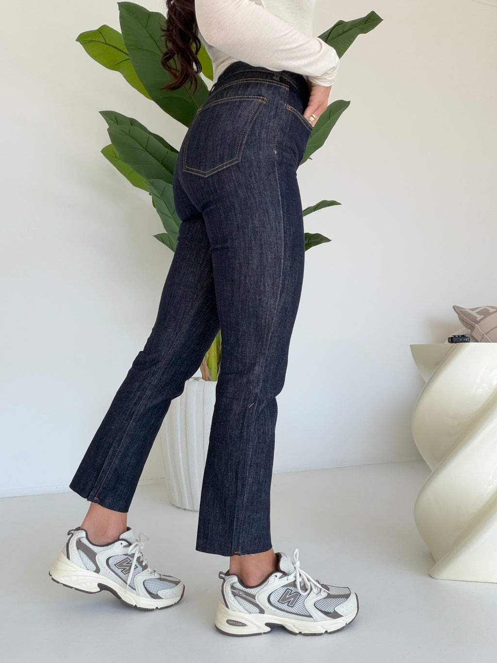 H3022-JEANS TAGLIO VIVO LAVAGGIO ZERO