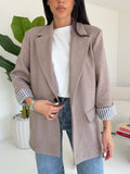BLAZER WORK TAUPE