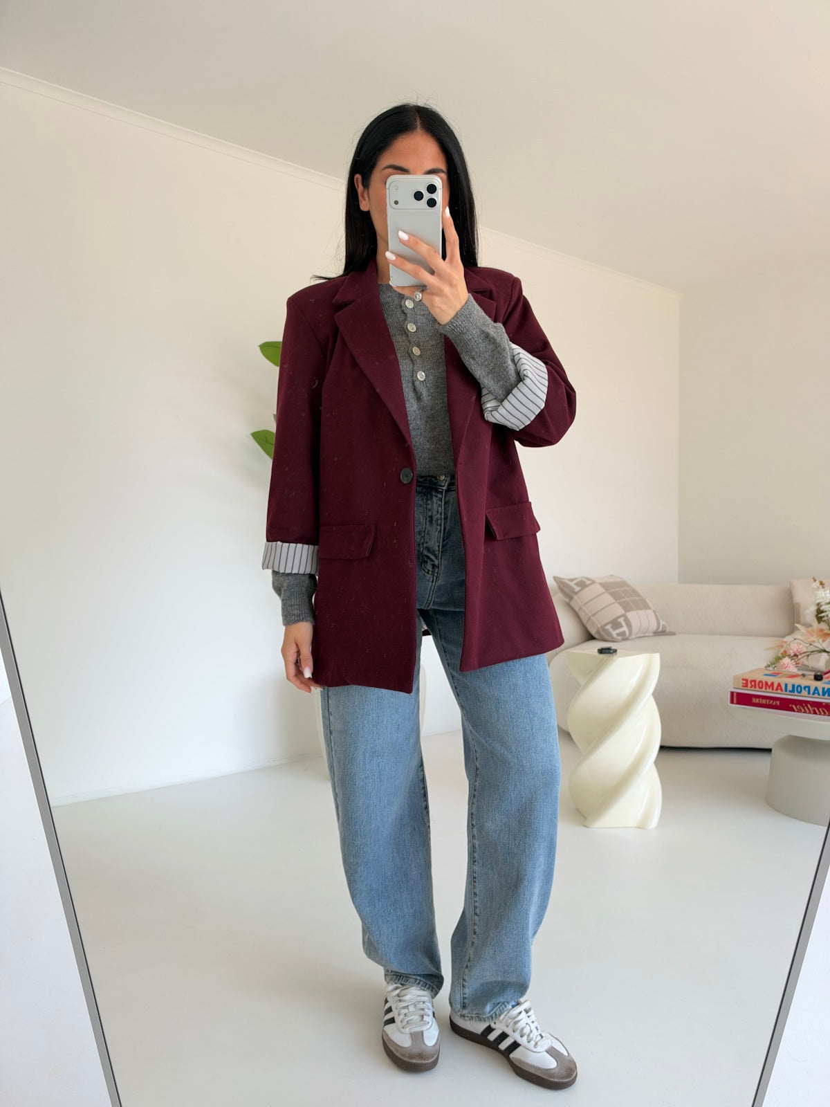 BLAZER WORK BORDEAUX