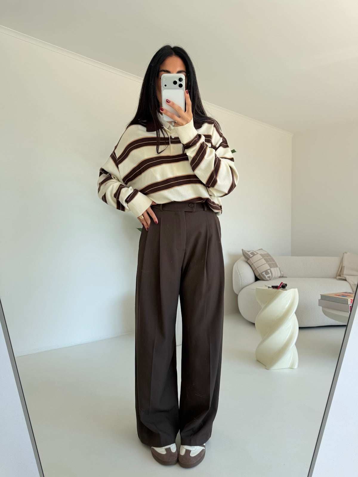 MAR6271-PANTALONE ALICE CHOCO