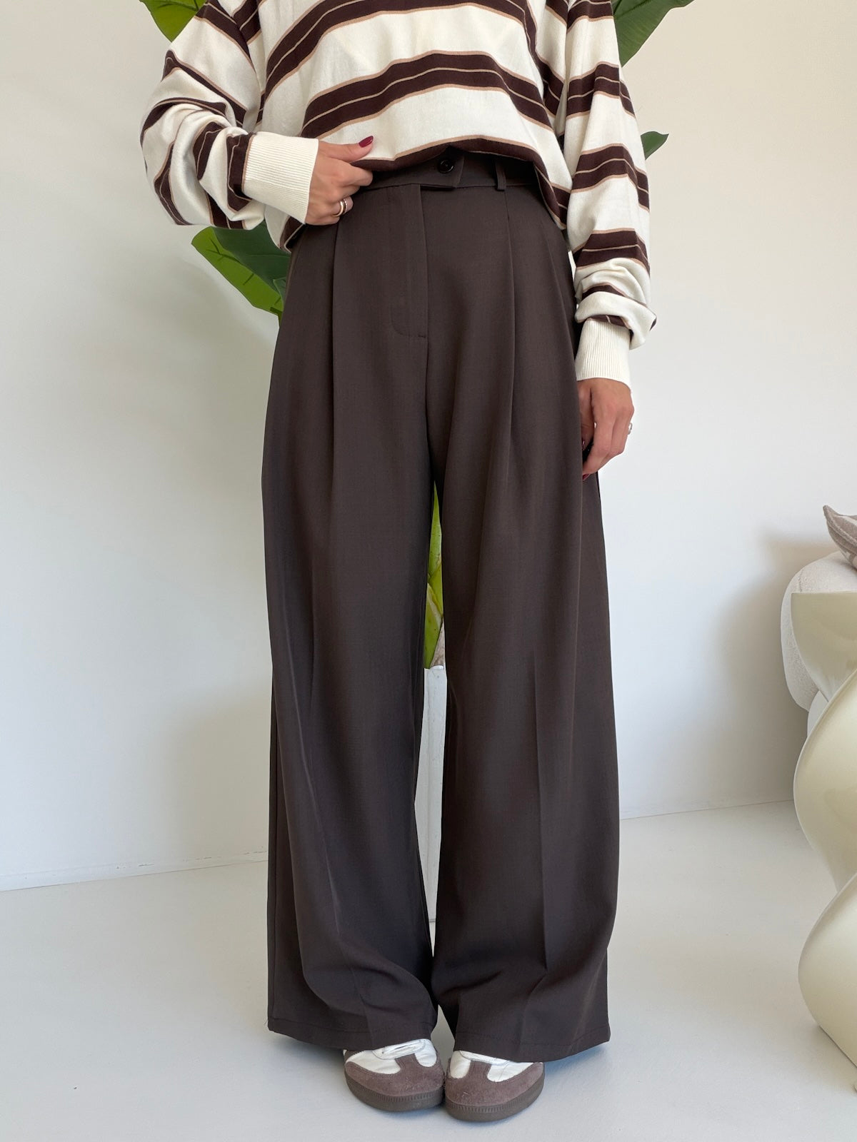MAR6271-PANTALONE ALICE CHOCO