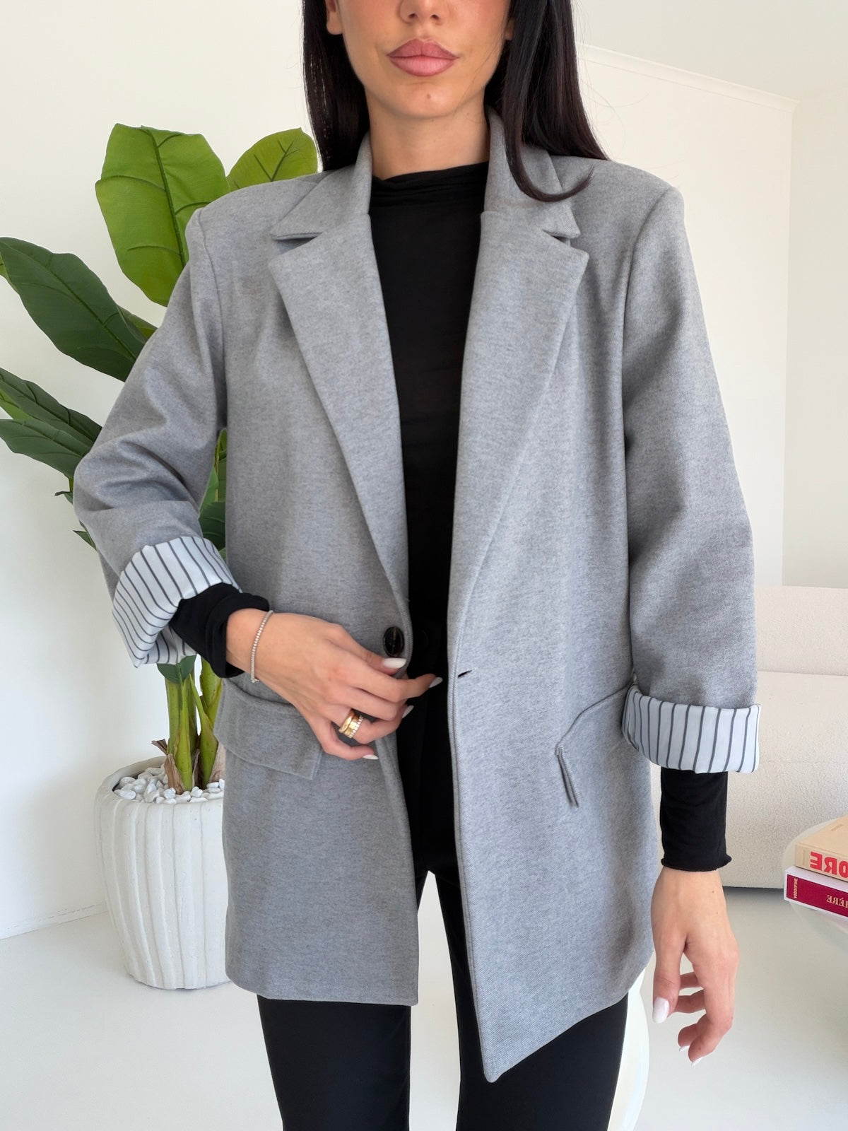 BLAZER WORK LIGHT GREY