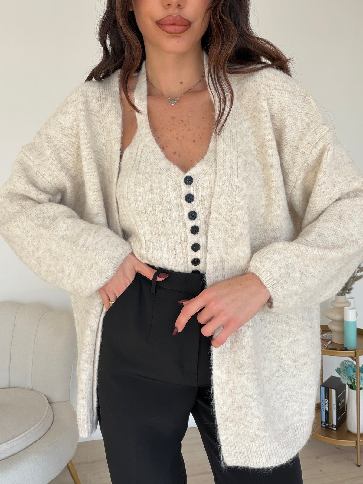 PL2180-TWINSET FIORE MILK