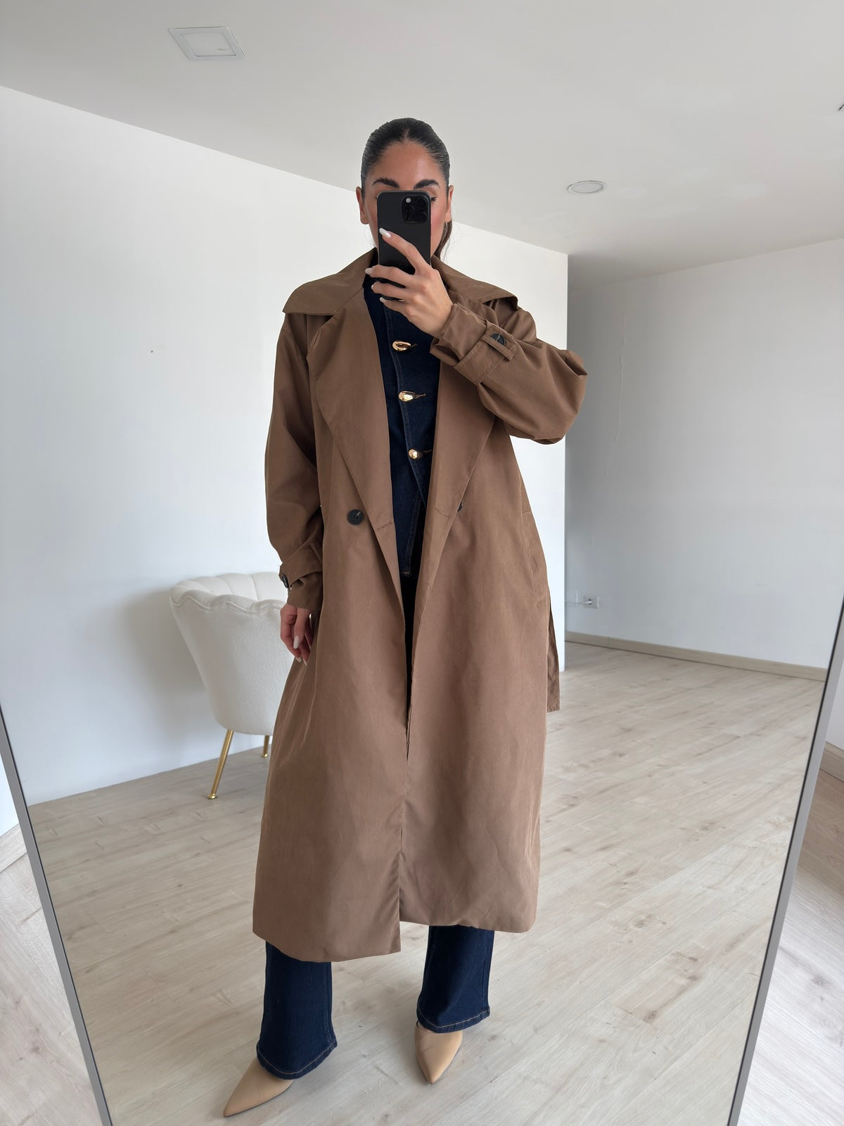 MAXI TRENCH NORA BISCOTTO
