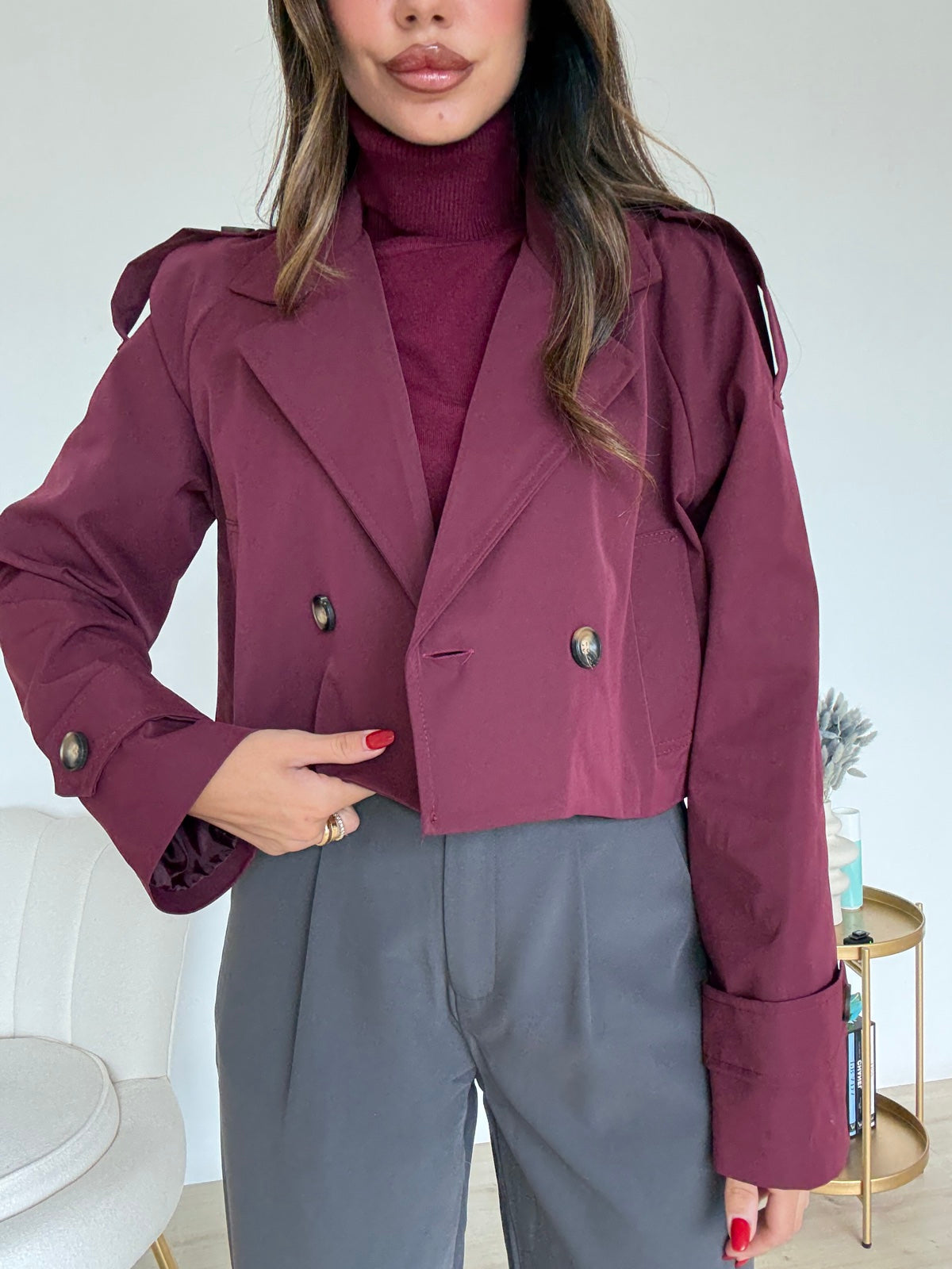 MINI TRENCH BORDEAUX