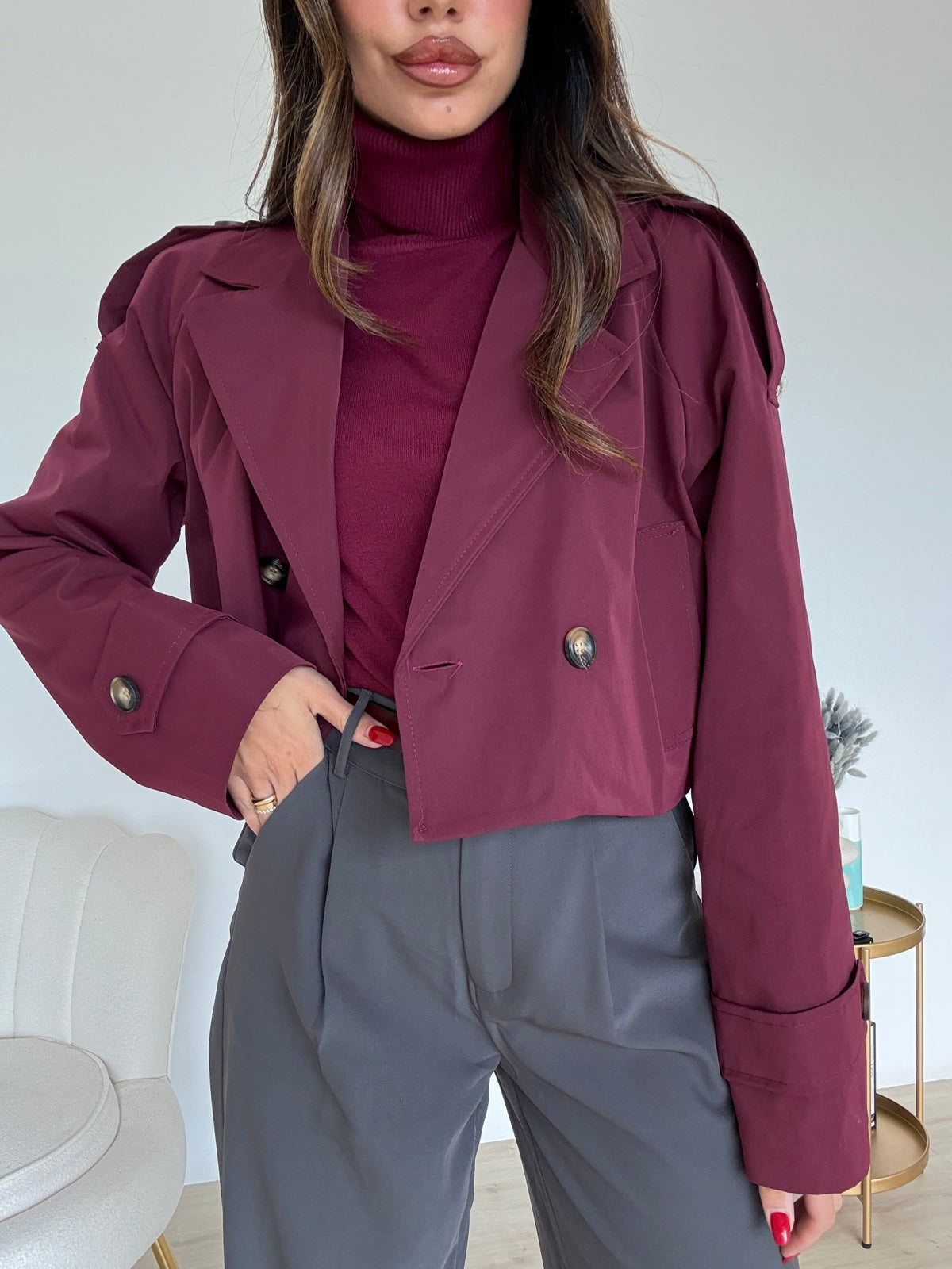 MINI TRENCH BORDEAUX