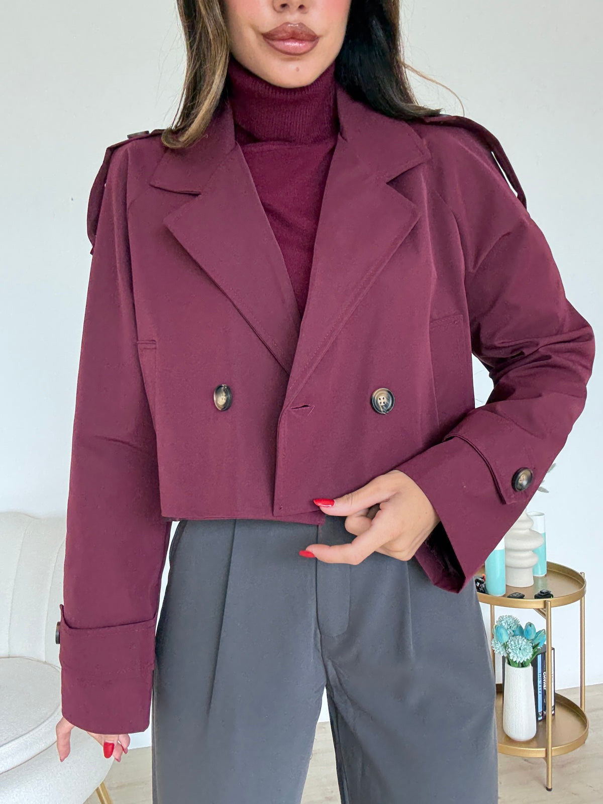 MINI TRENCH BORDEAUX
