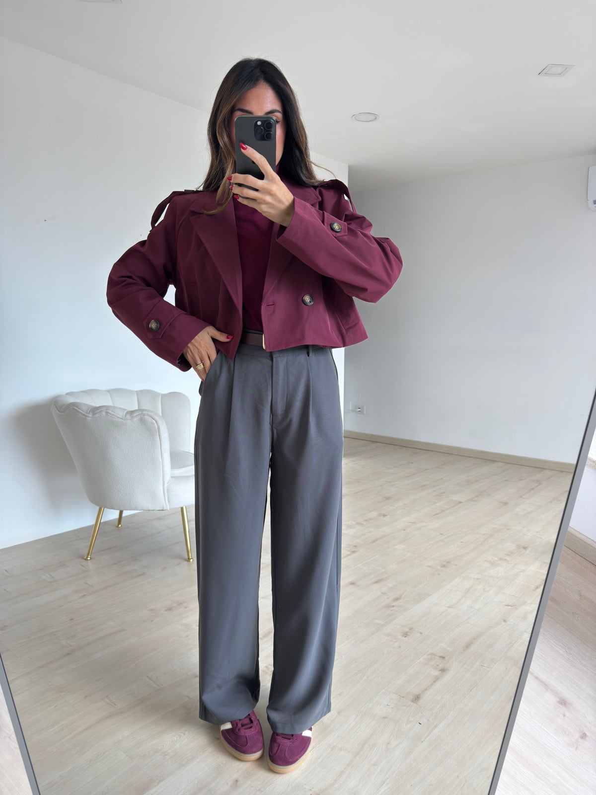 MINI TRENCH BORDEAUX