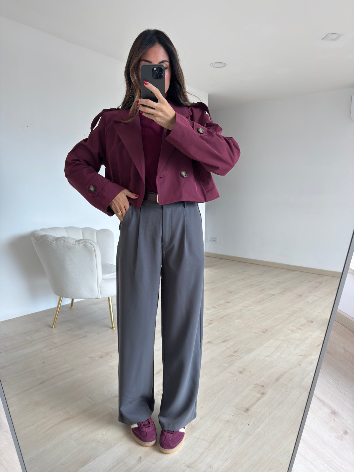 MINI TRENCH BORDEAUX