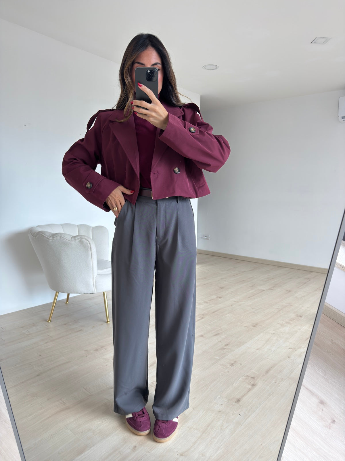 MINI TRENCH BORDEAUX