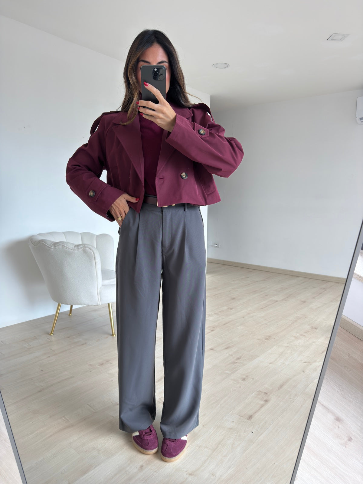 MINI TRENCH BORDEAUX