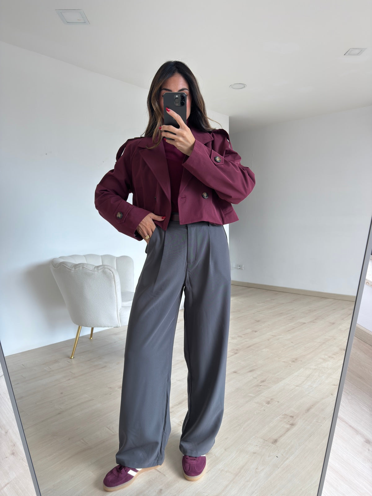 MINI TRENCH BORDEAUX