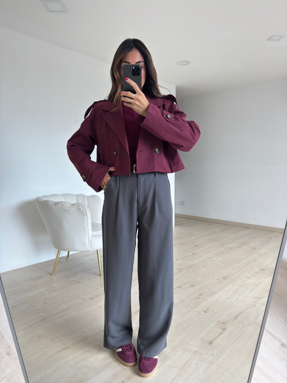 MINI TRENCH BORDEAUX