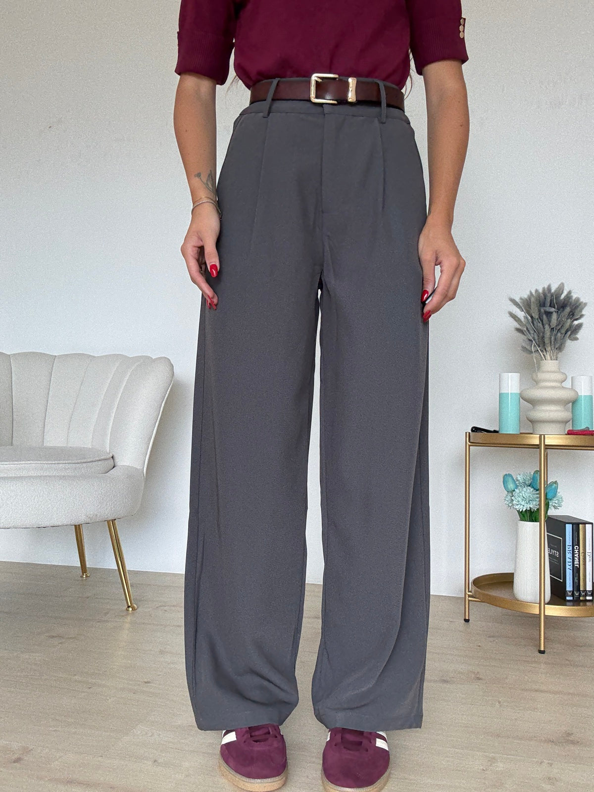 4181-PANTALONE FULL LENGHT GREY