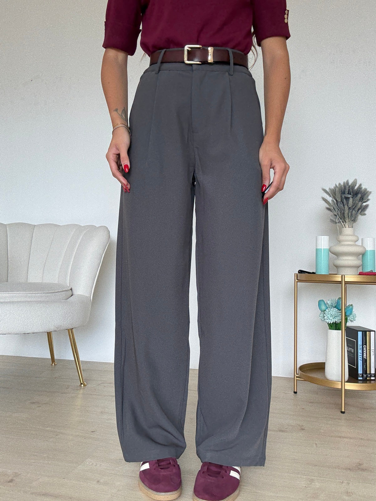 4181-PANTALONE FULL LENGHT GREY
